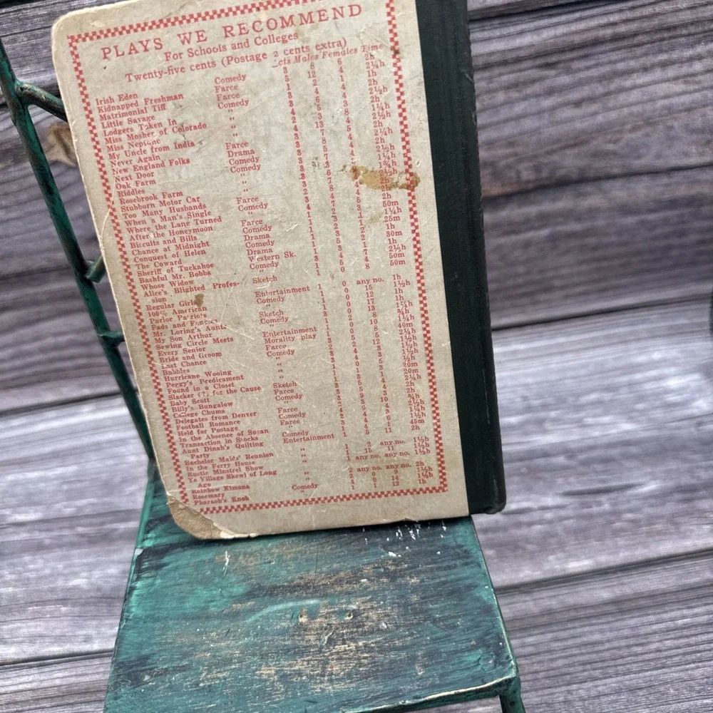 Dick's Common Sense Letter Writer Book 1889 Antique Book